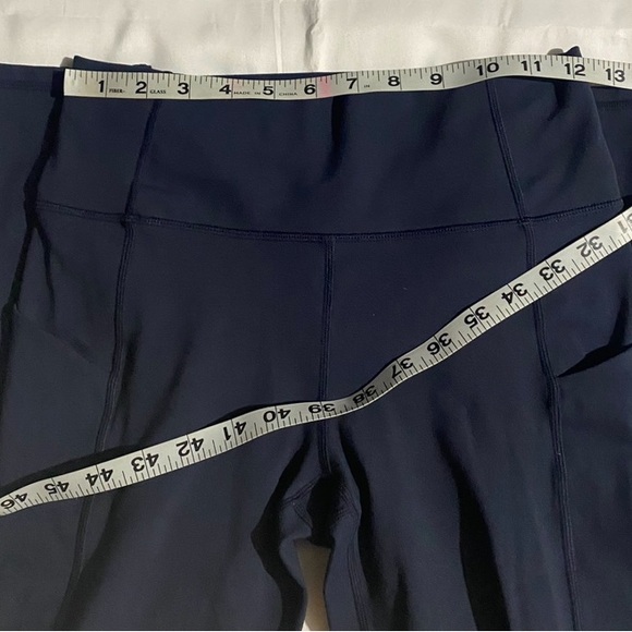 Fabletics Navy High Rise PureLuxe Leggings - Picture 6 of 9